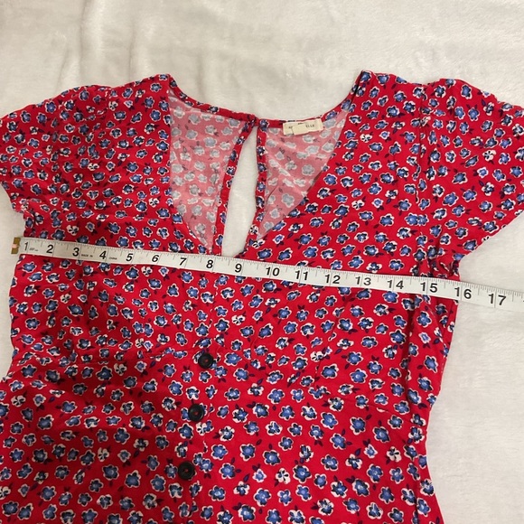 Mason & Belle Vee Neck Empire Waist Dress - Picture 7 of 8